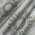 Wispy Circles in Dusty Blue
